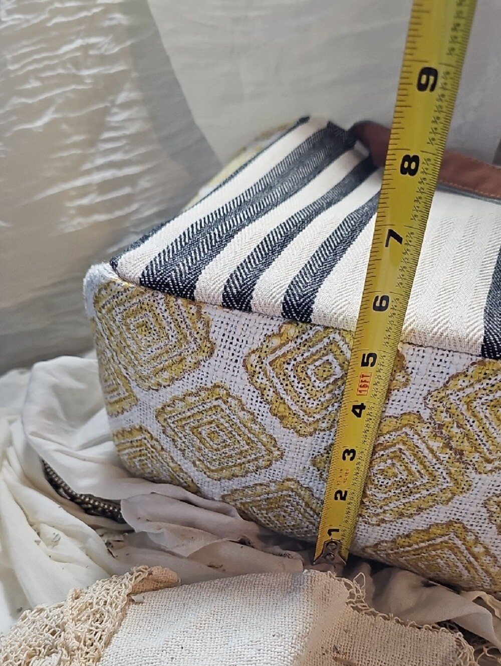 Himalayan Hemp Multicolor Stripe Tote Bag - Picture 15 of 16